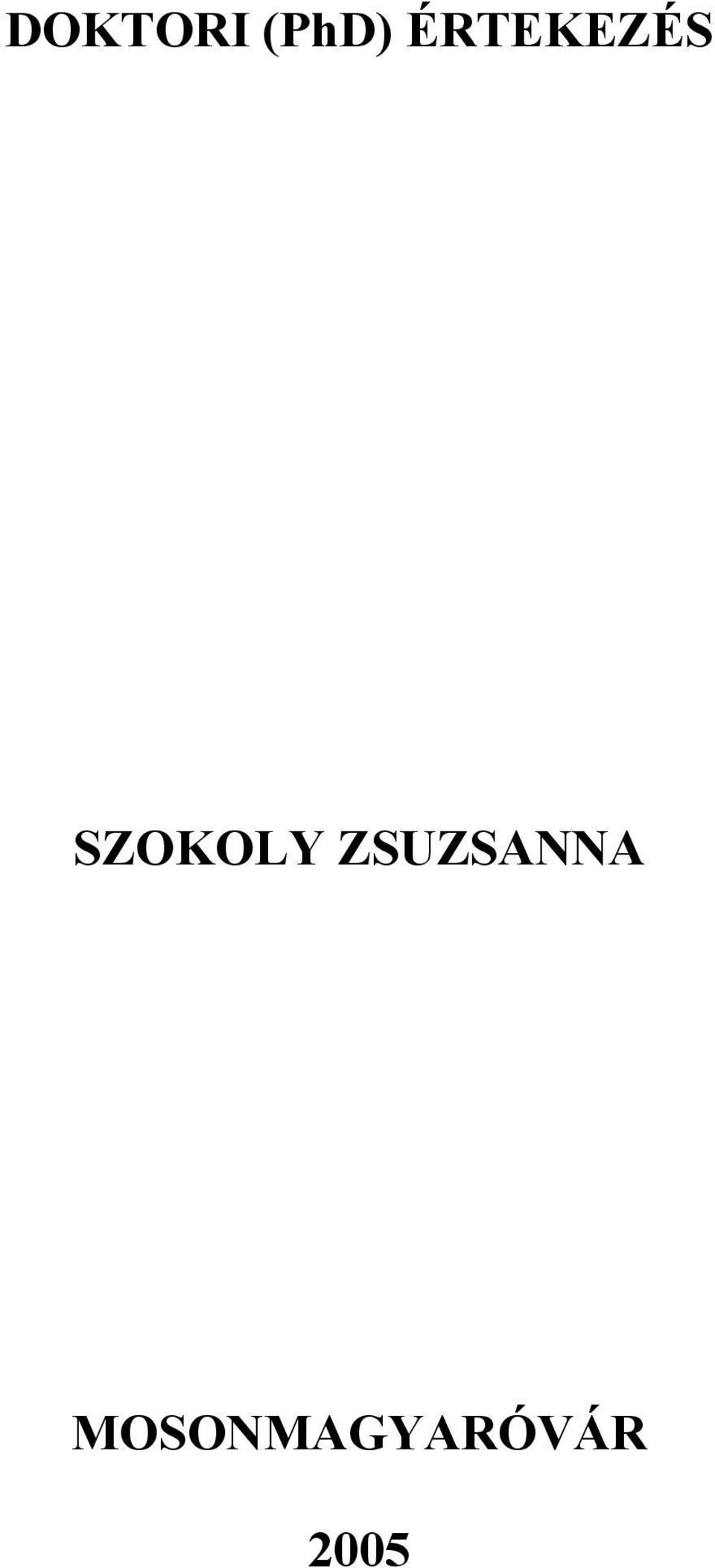 SZOKOLY