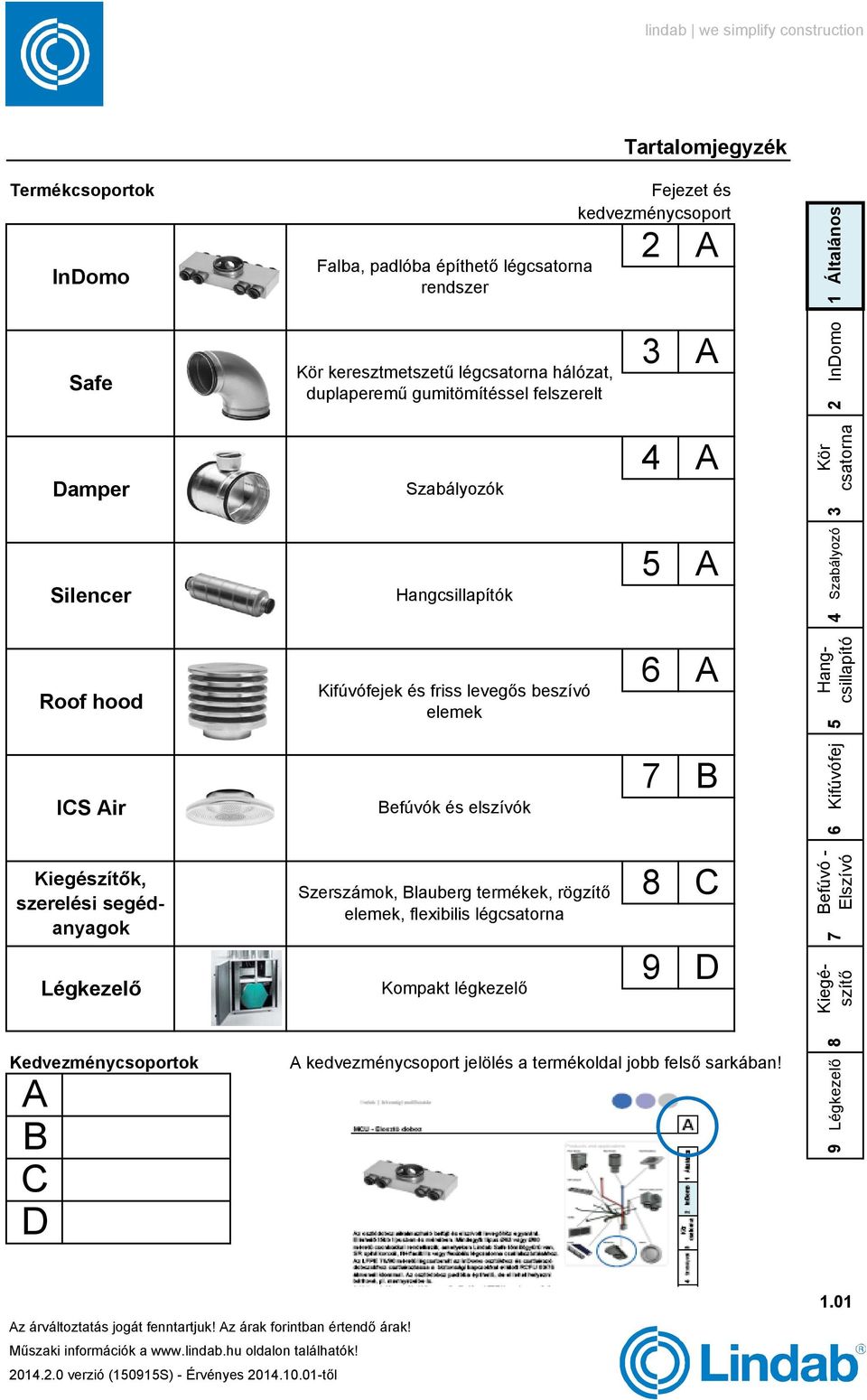 levegős beszívó elemek A ICS Air Befúvók és elszívók B k, szerelési segédanyagok Szerszámok, Blauberg termékek, rögzítő