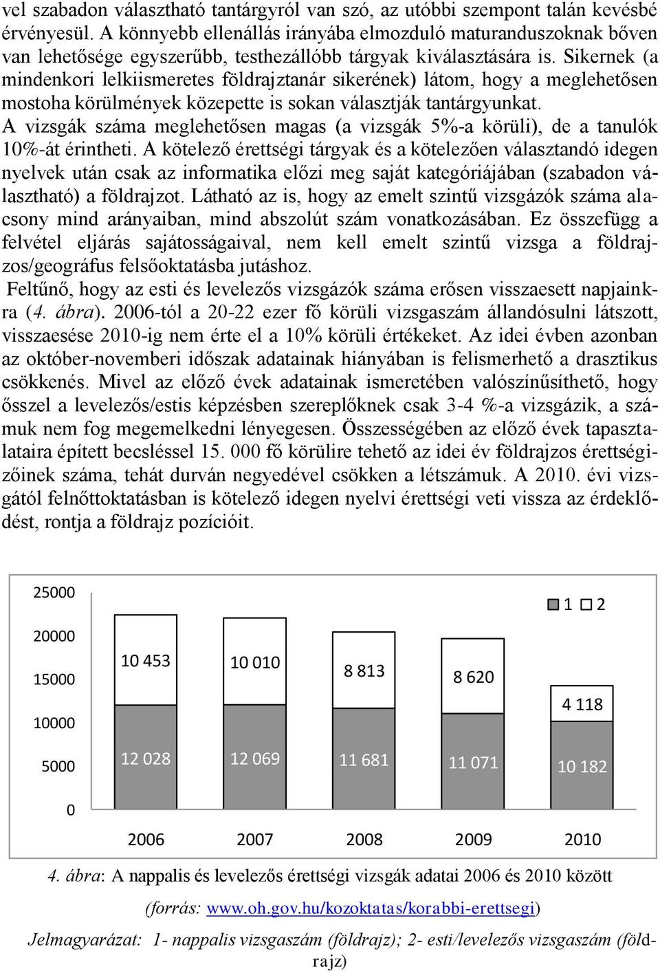 Sikernek (a mindenkori lelkiismeretes földrajztanár sikerének) látom, hogy a meglehetősen mostoha körülmények közepette is sokan választják tantárgyunkat.