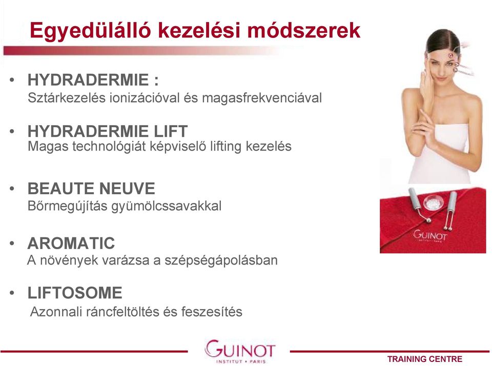 lifting kezelés BEAUTE NEUVE Bőrmegújítás gyümölcssavakkal AROMATIC A