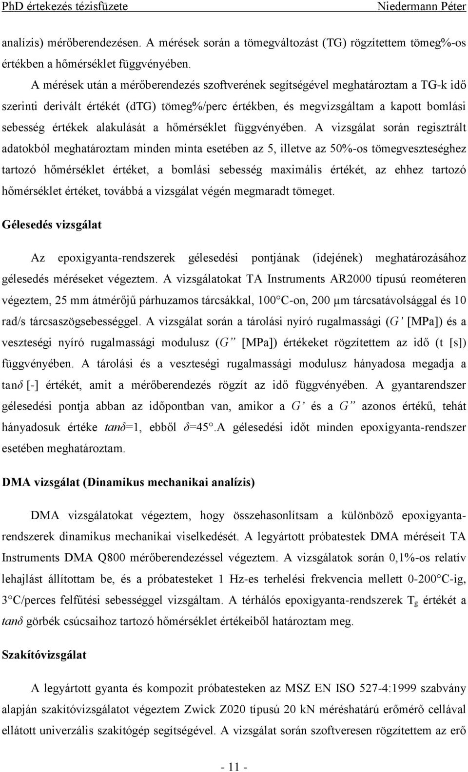 a hőmérséklet függvényében.