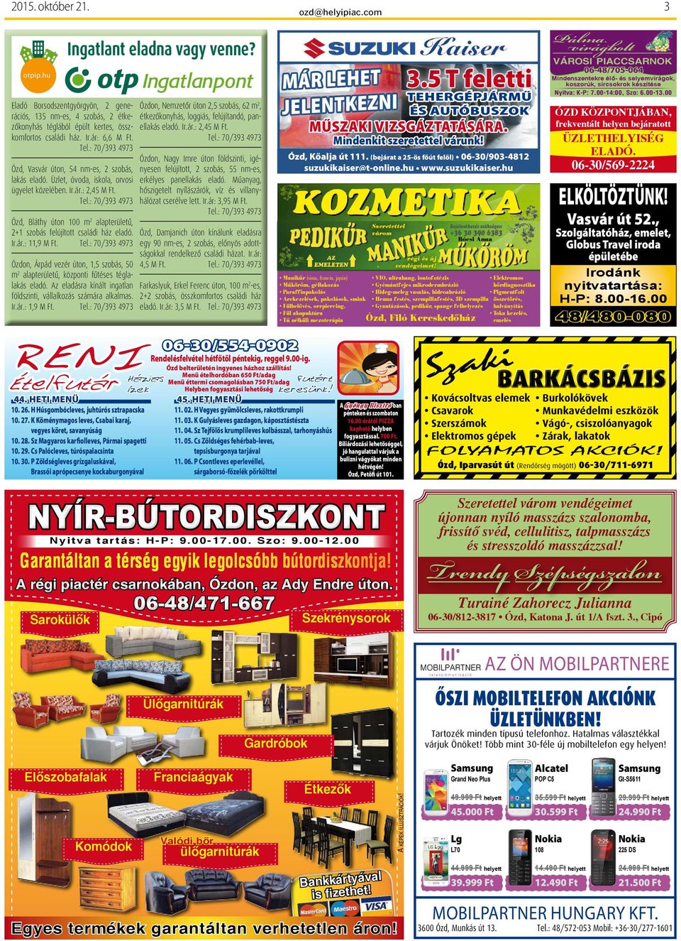t kedvezményes ablaktörlő lapátok terem Eladó Borsodszentgyörgyön, gene Ózdon, Nemzetőr,5eladó. szobás,tel.