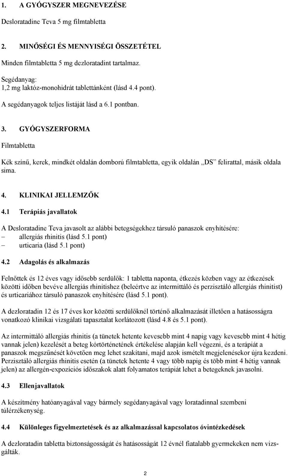 I. MELLÉKLET ALKALMAZÁSI ELŐÍRÁS - PDF Free Download