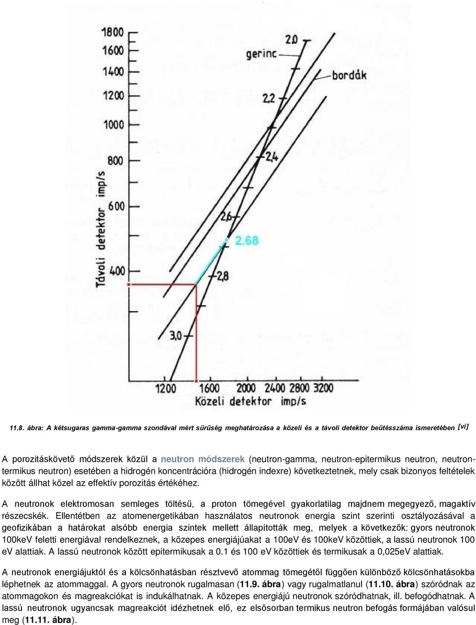 effektív porozitás értékéhez. A neutronok elektromosan semleges töltésű, a proton tömegével gyakorlatilag majdnem megegyező, magaktív részecskék.