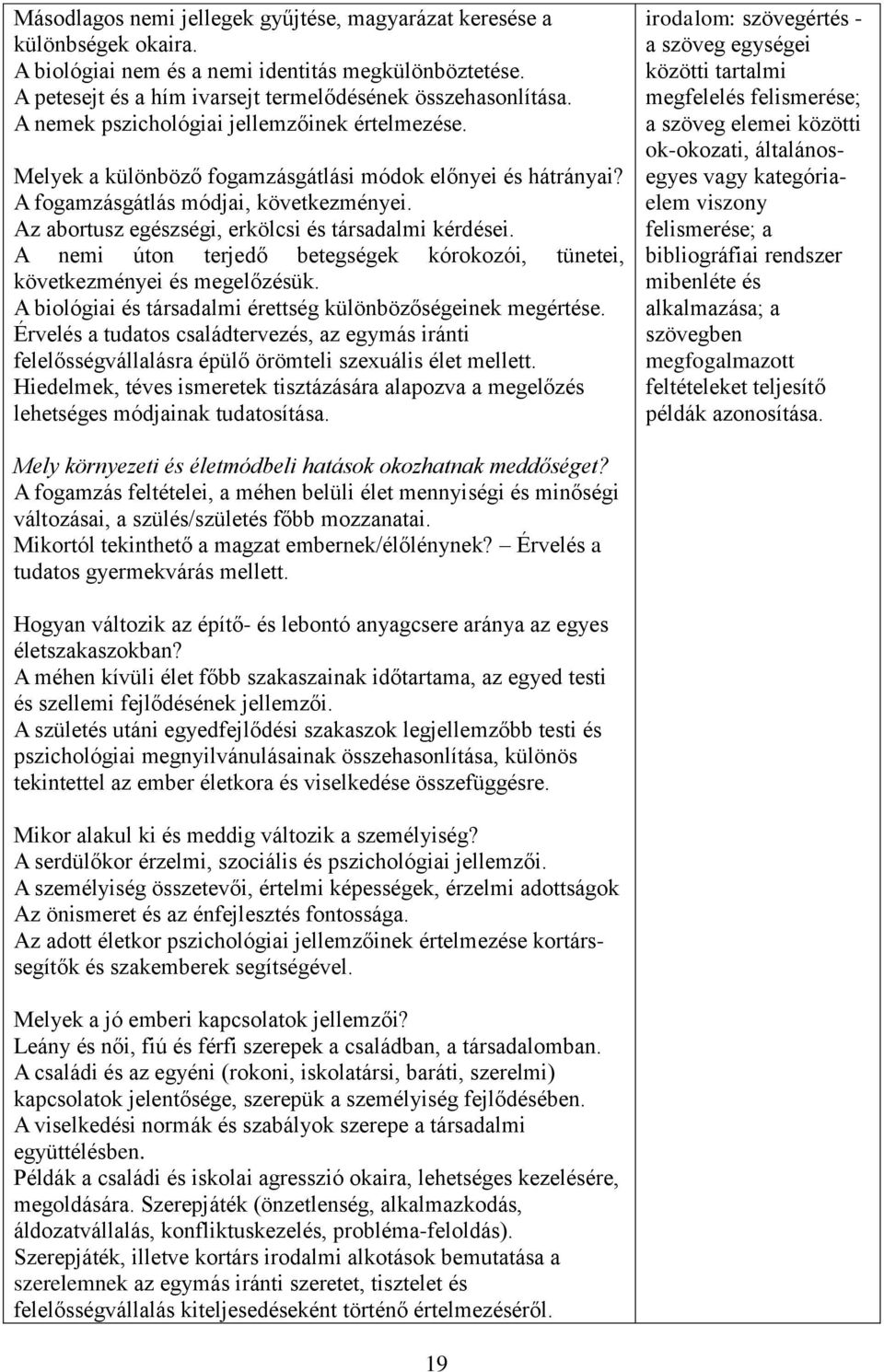 Az abortusz egészségi, erkölcsi és társadalmi kérdései. A nemi úton terjedő betegségek kórokozói, tünetei, következményei és megelőzésük.