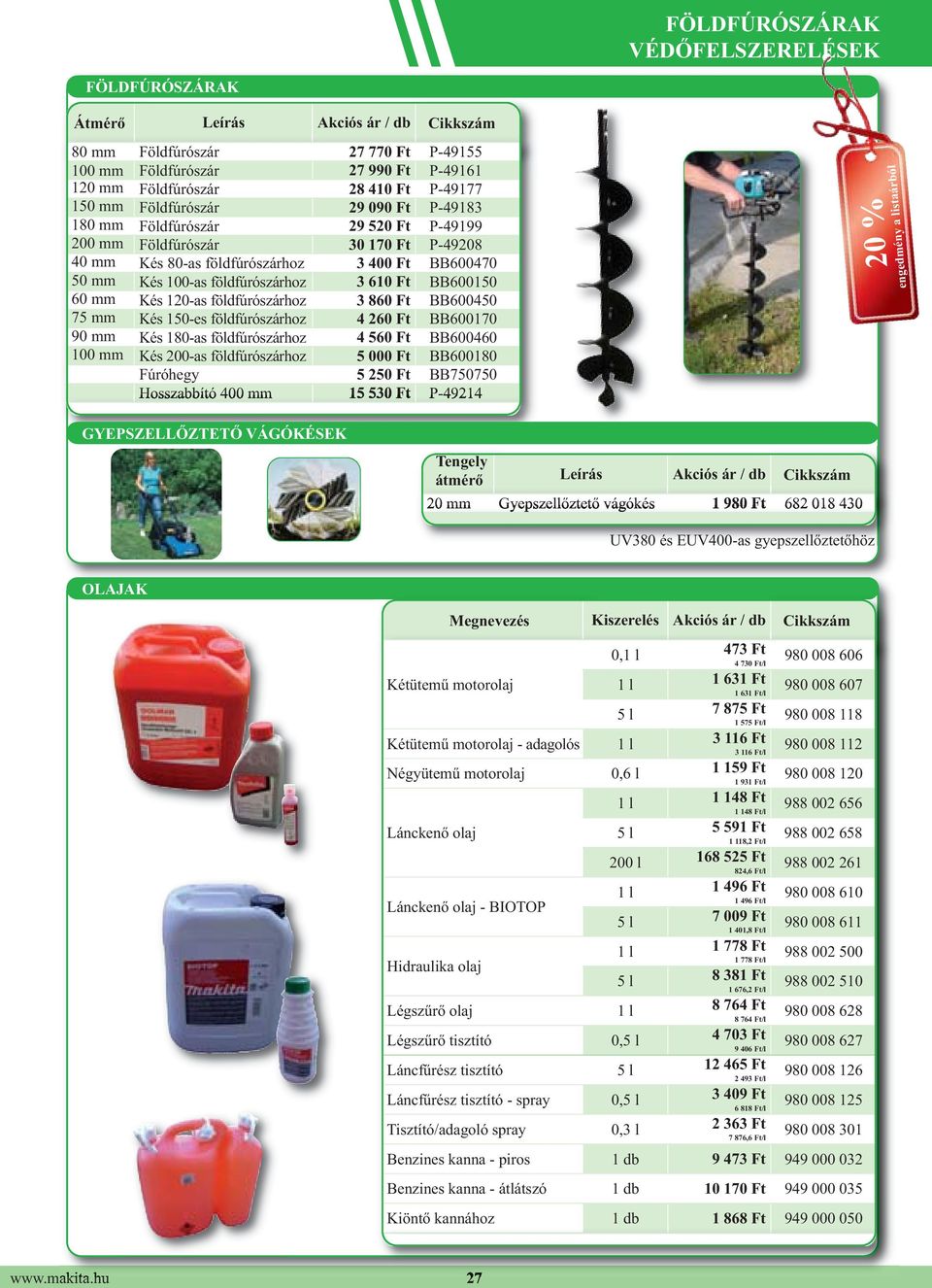 Kés 120-as földfúrószárhoz 3 860 Ft BB600450 75 mm Kés 150-es földfúrószárhoz 4 260 Ft BB600170 90 mm Kés 180-as földfúrószárhoz 4 560 Ft BB600460 100 mm Kés 200-as földfúrószárhoz 5 000 Ft BB600180