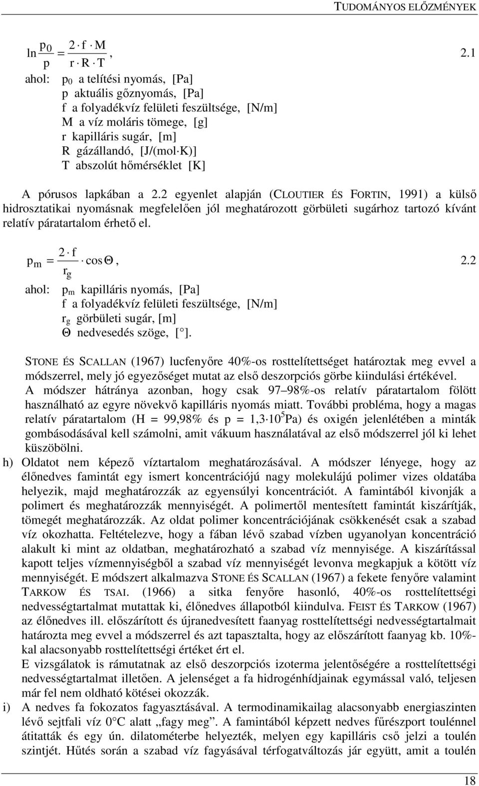 hımérséklet [K] A pórusos lapkában a 2.