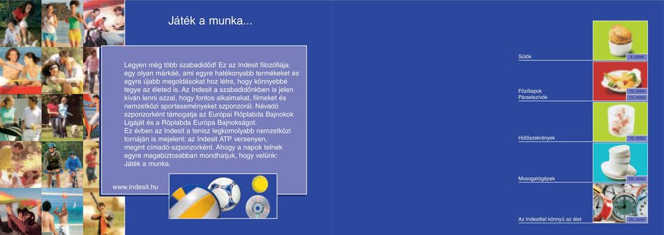 Névadó szponzorként támogatja az Európai Röplabda Bajnokok Ligáját és a Röplabda Európa Bajnokságot.