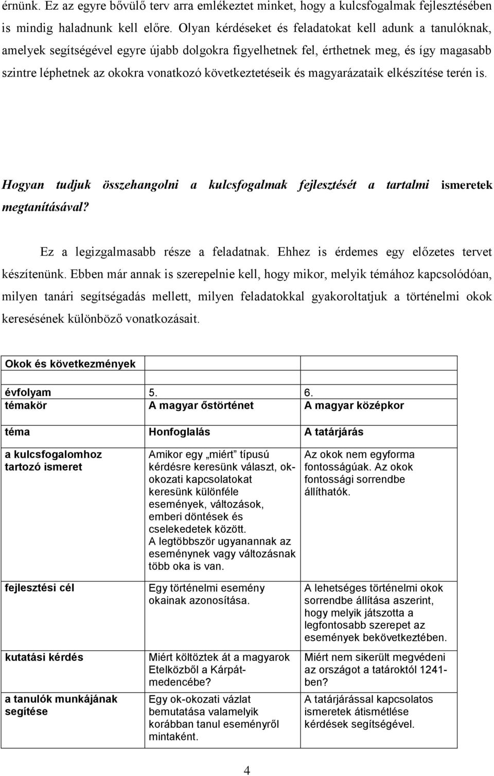 következtetéseik és magyarázataik elkészítése terén is. Hogyan tudjuk összehangolni a kulcsfogalmak fejlesztését a tartalmi ismeretek megtanításával? Ez a legizgalmasabb része a feladatnak.