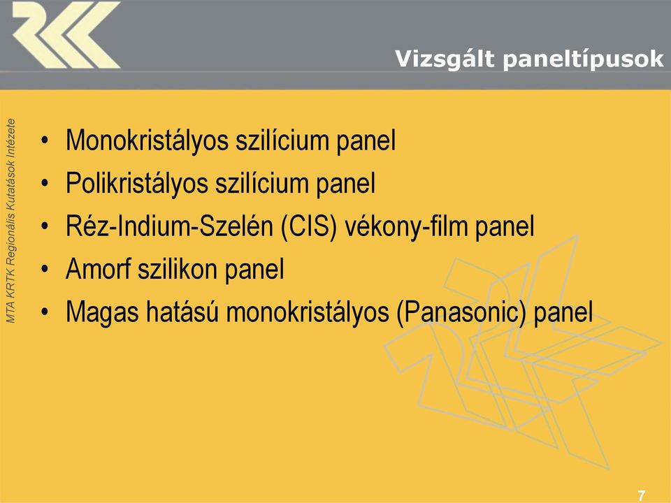 Réz-Indium-Szelén (CIS) vékony-film panel Amorf