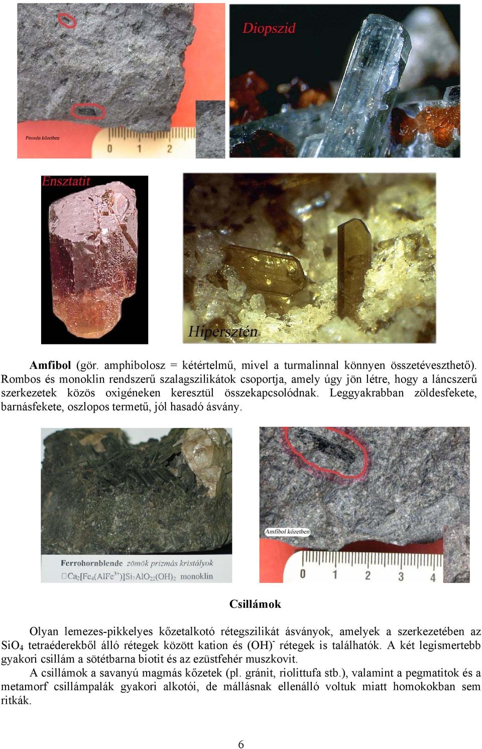 Segédanyag (az I. éves földrajz szakos hallgatók ásványtan gyakorlatához) -  PDF Ingyenes letöltés