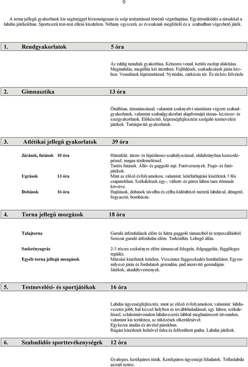 Megindulás, megállás két ütemben. Fejlődések, szakadozások járás közben. Vonulások lépéstartással. Nyitódás, zárkózás tér. És távköz felvétele 2.