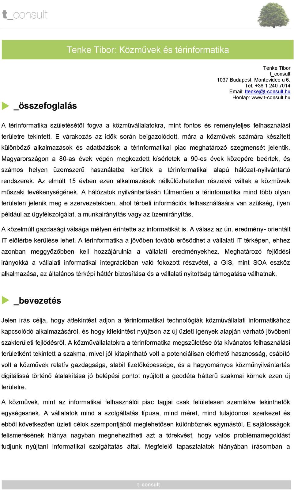 E várakozás az idők során beigazolódott, mára a közművek számára készített különböző alkalmazások és adatbázisok a térinformatikai piac meghatározó szegmensét jelentik.