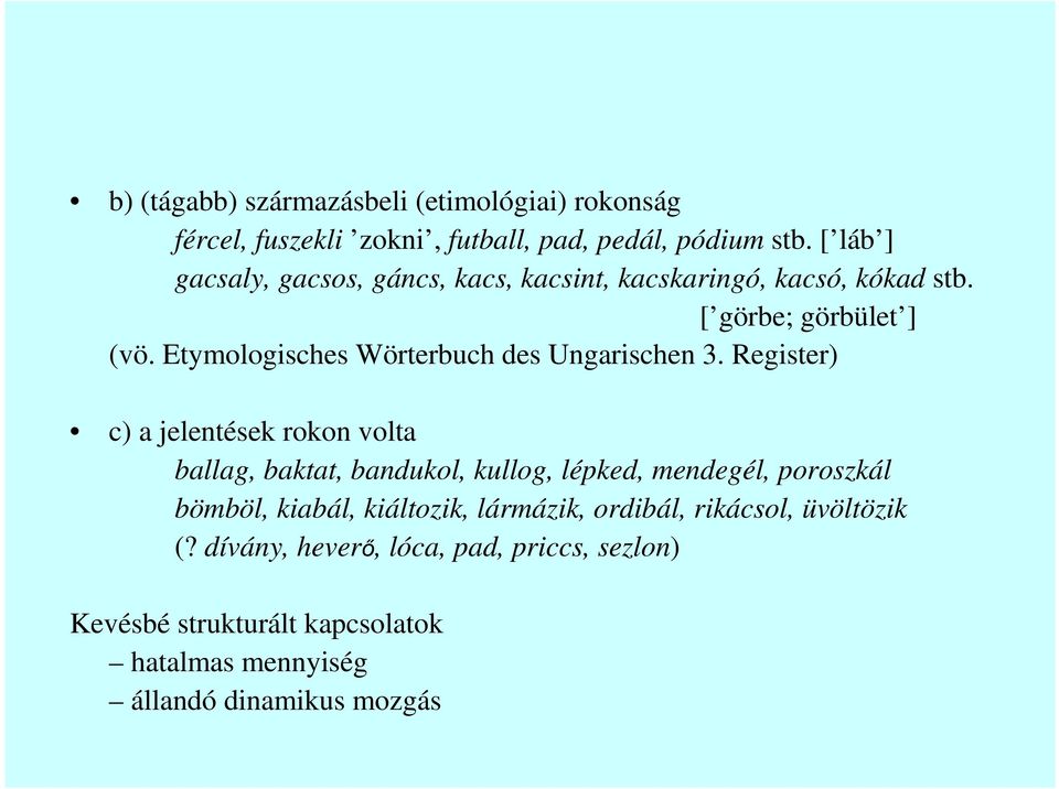 Etymologisches Wörterbuch des Ungarischen 3.