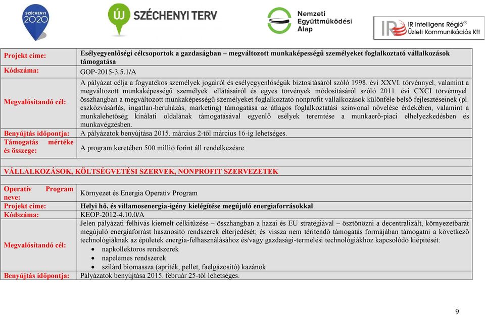 törvénnyel, valamint a megváltozott munkaképességű személyek ellátásairól és egyes törvények módosításáról szóló 2011.