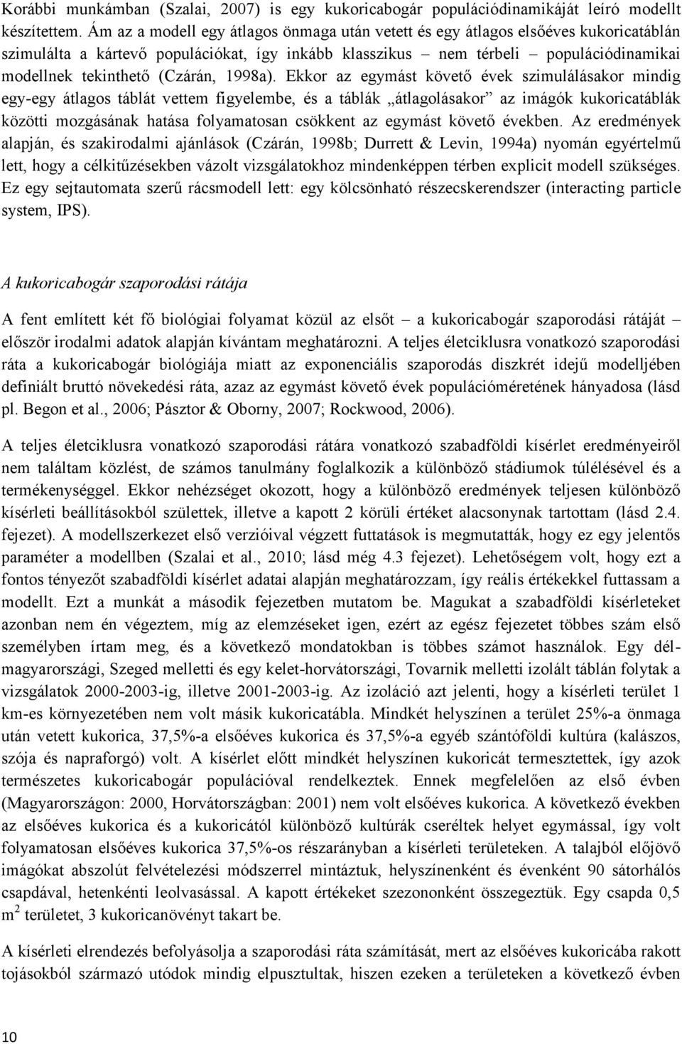 (Czárán, 1998a).