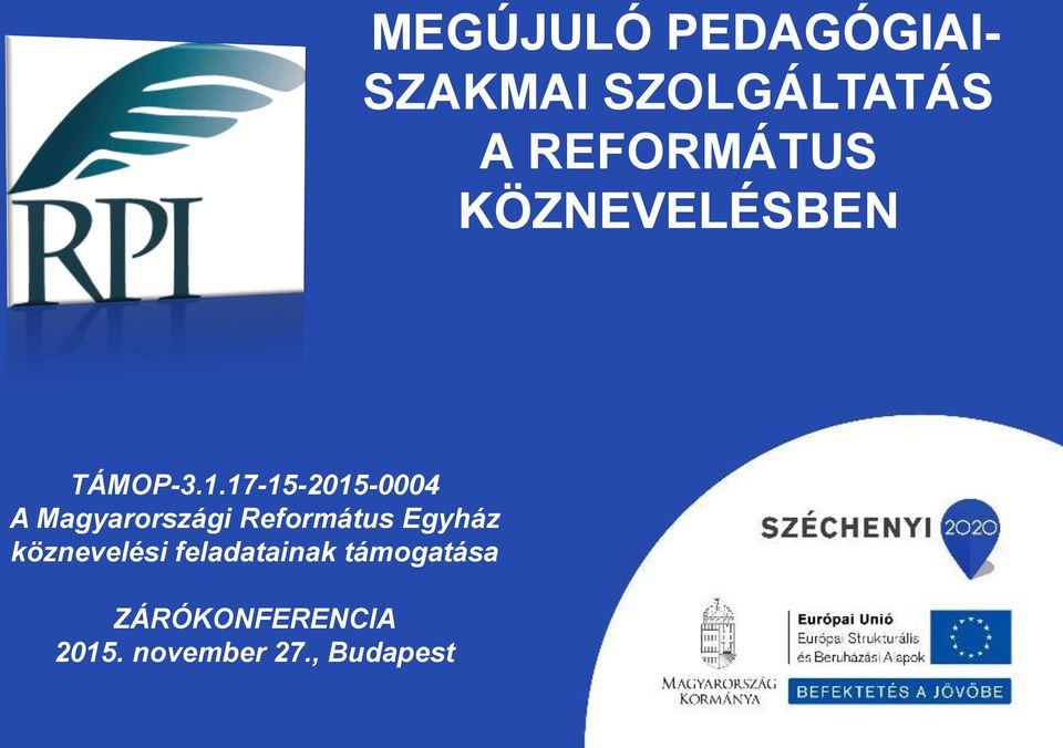 17-15-2015-0004 A Magyarországi Református Egyház