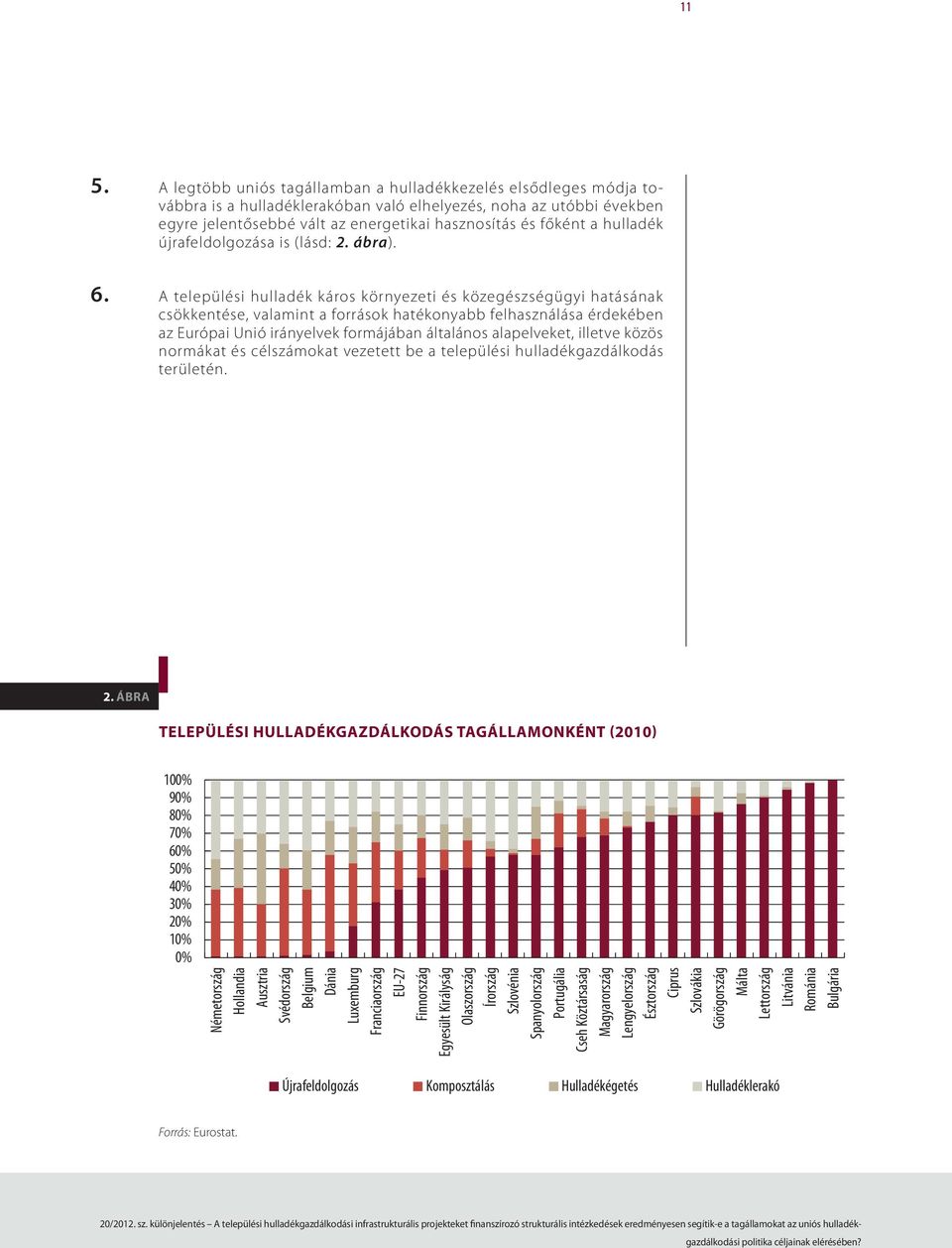 A települési hulladék káros környezeti és közegészségügyi hatásának csökkentése, valamint a források hatékonyabb felhasználása érdekében az Európai Unió irányelvek formájában általános alapelveket,