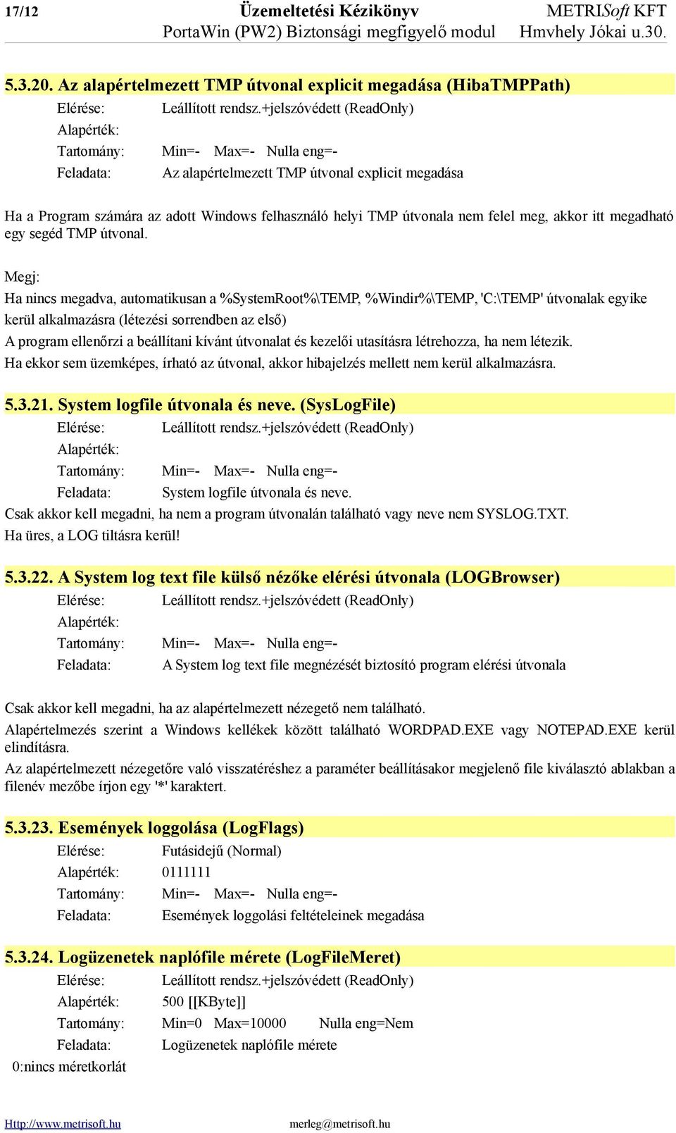 akkor itt megadható egy segéd TMP útvonal.