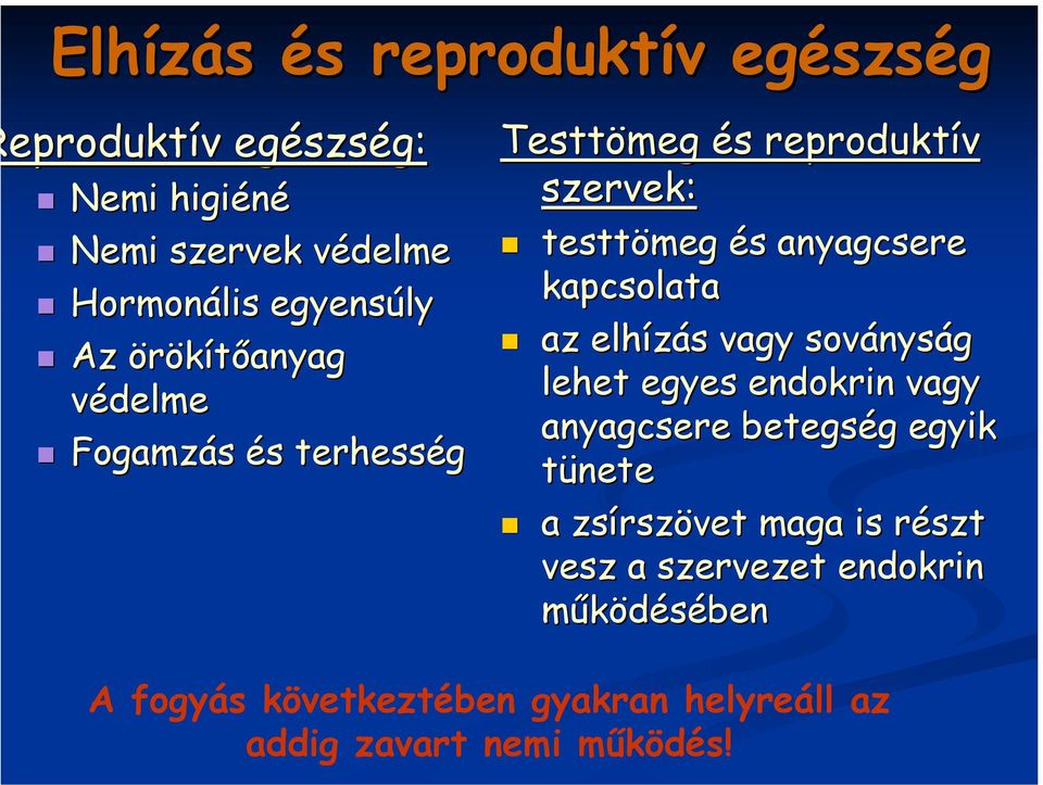 Obesitas és reproduktív egészség - PDF Free Download