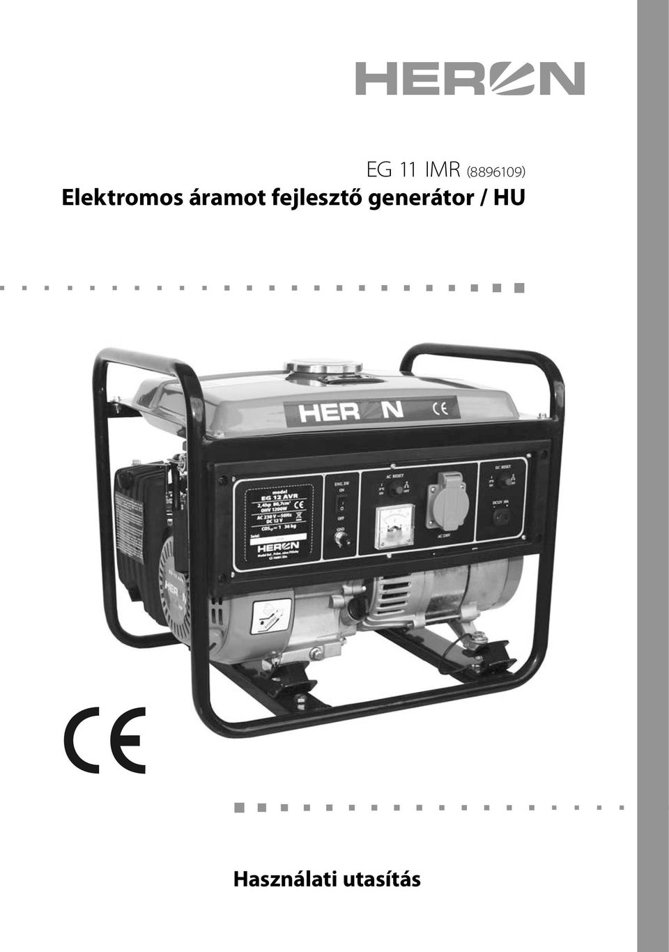 Elektromos áramot fejlesztő generátor / HU Használati utasítás - PDF Free  Download