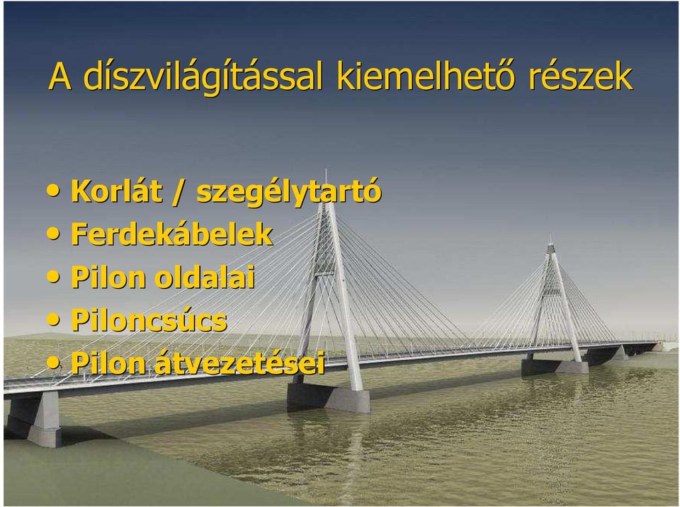 szegélytart lytartó Ferdekábelek