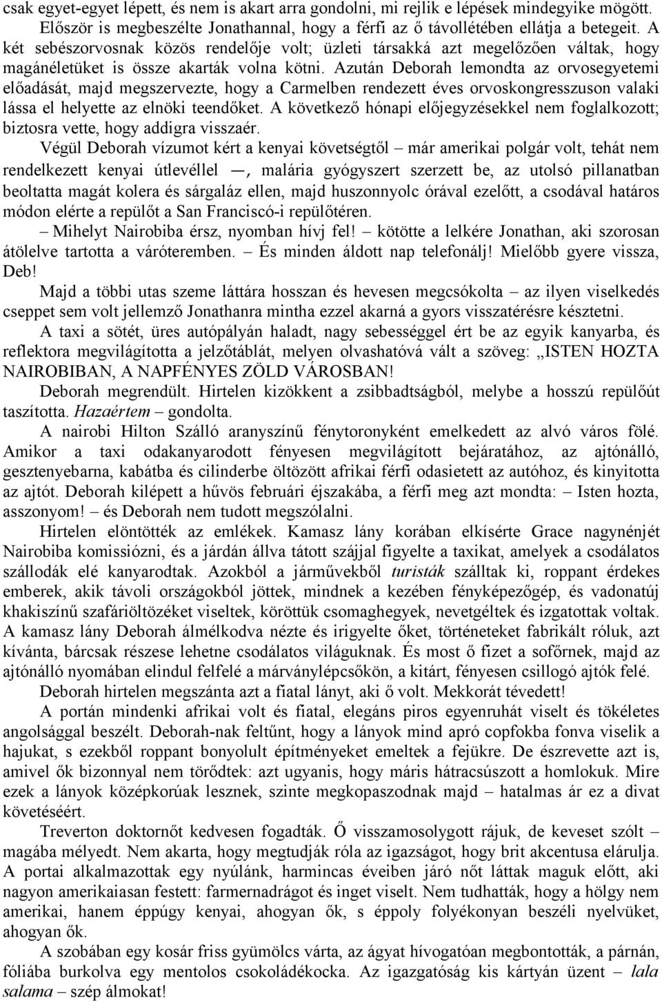 fehér randevú Kenyában