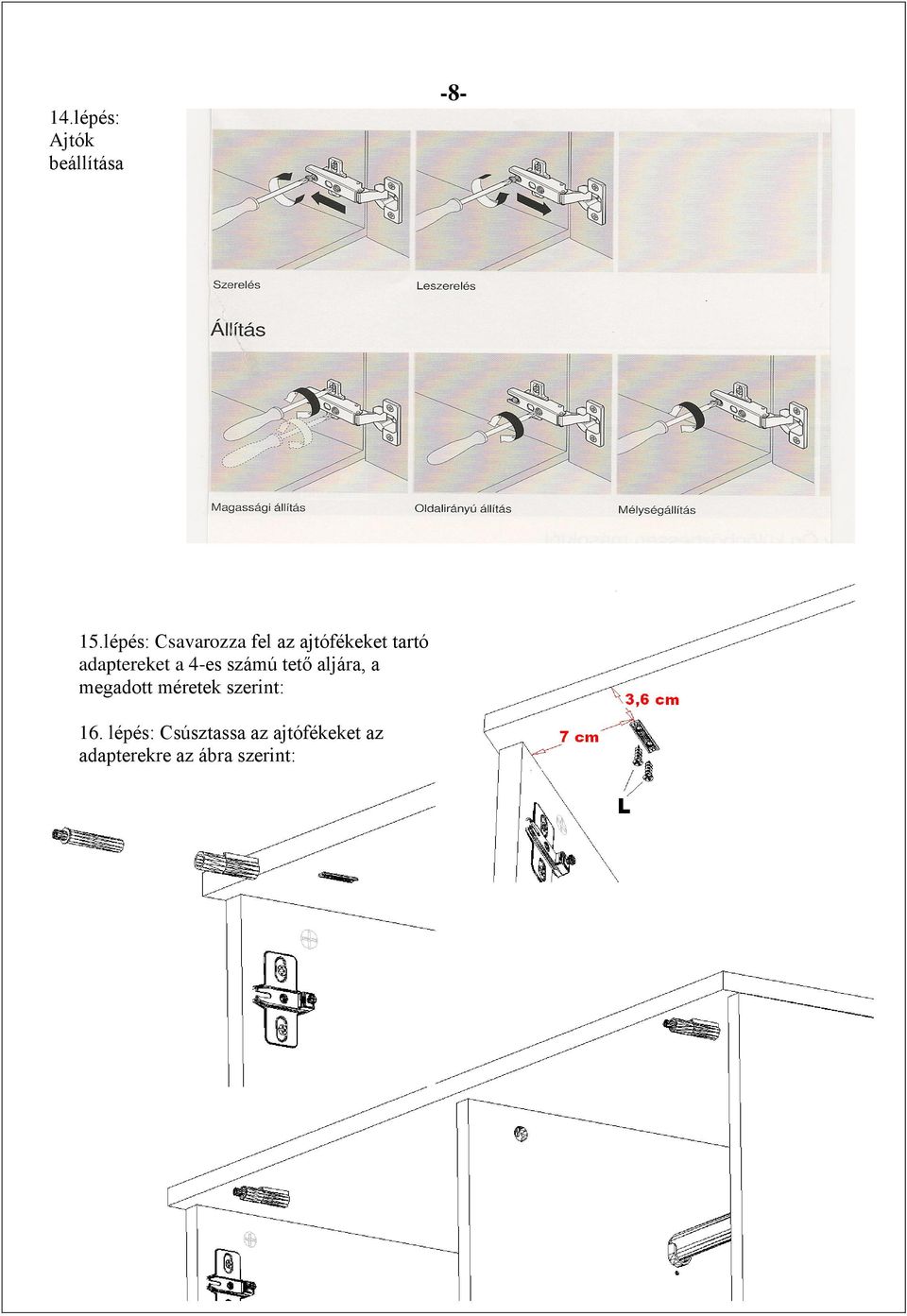 1- Összeszerelési útmutató 2 ajtós szekrényhez - PDF Free Download