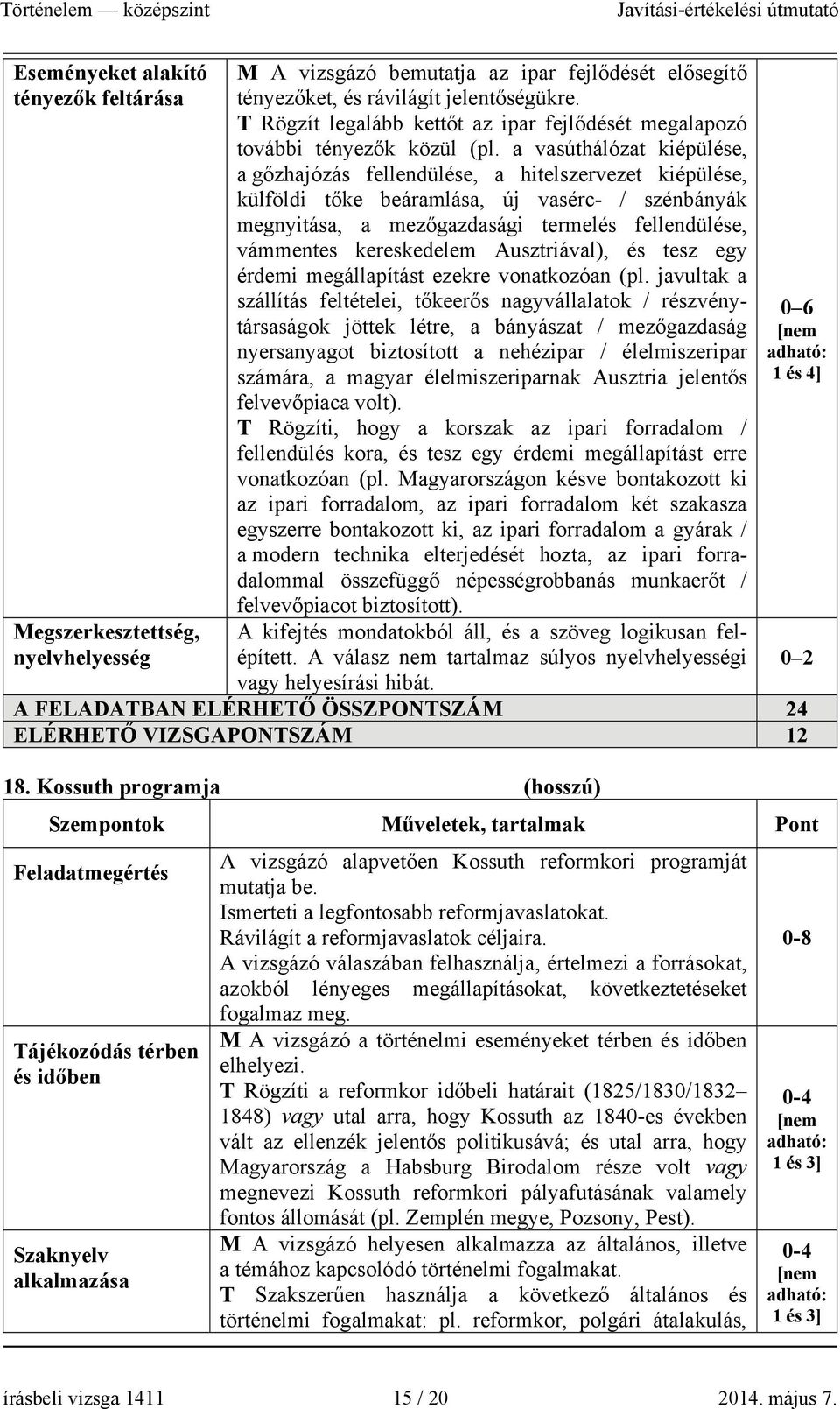 a vasúthálózat kiépülése, a gőzhajózás fellendülése, a hitelszervezet kiépülése, külföldi tőke beáramlása, új vasérc- / szénbányák megnyitása, a mezőgazdasági termelés fellendülése, vámmentes