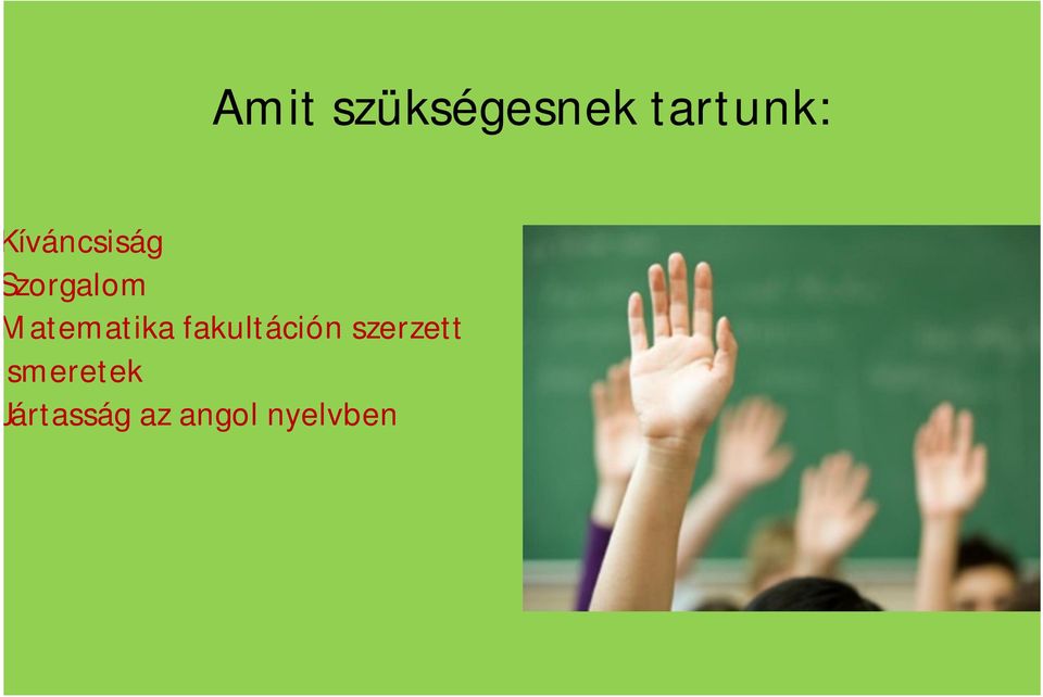 Matematika fakultáción