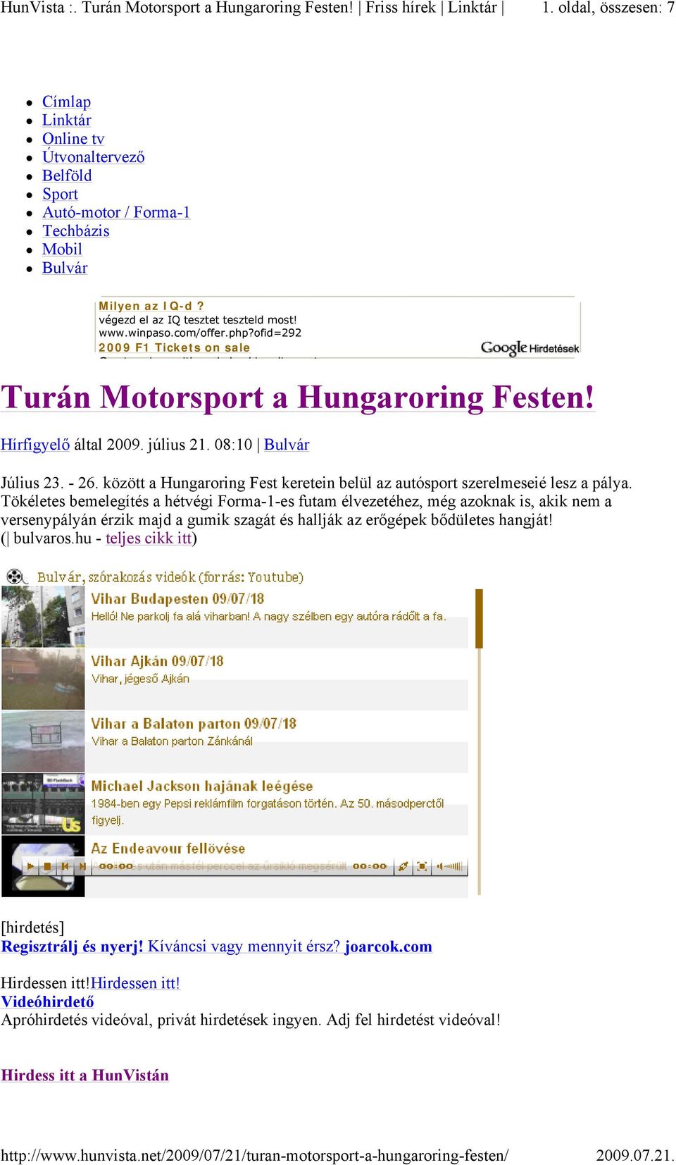között a Hungaroring Fest keretein belül az autósport szerelmeseié lesz a pálya.