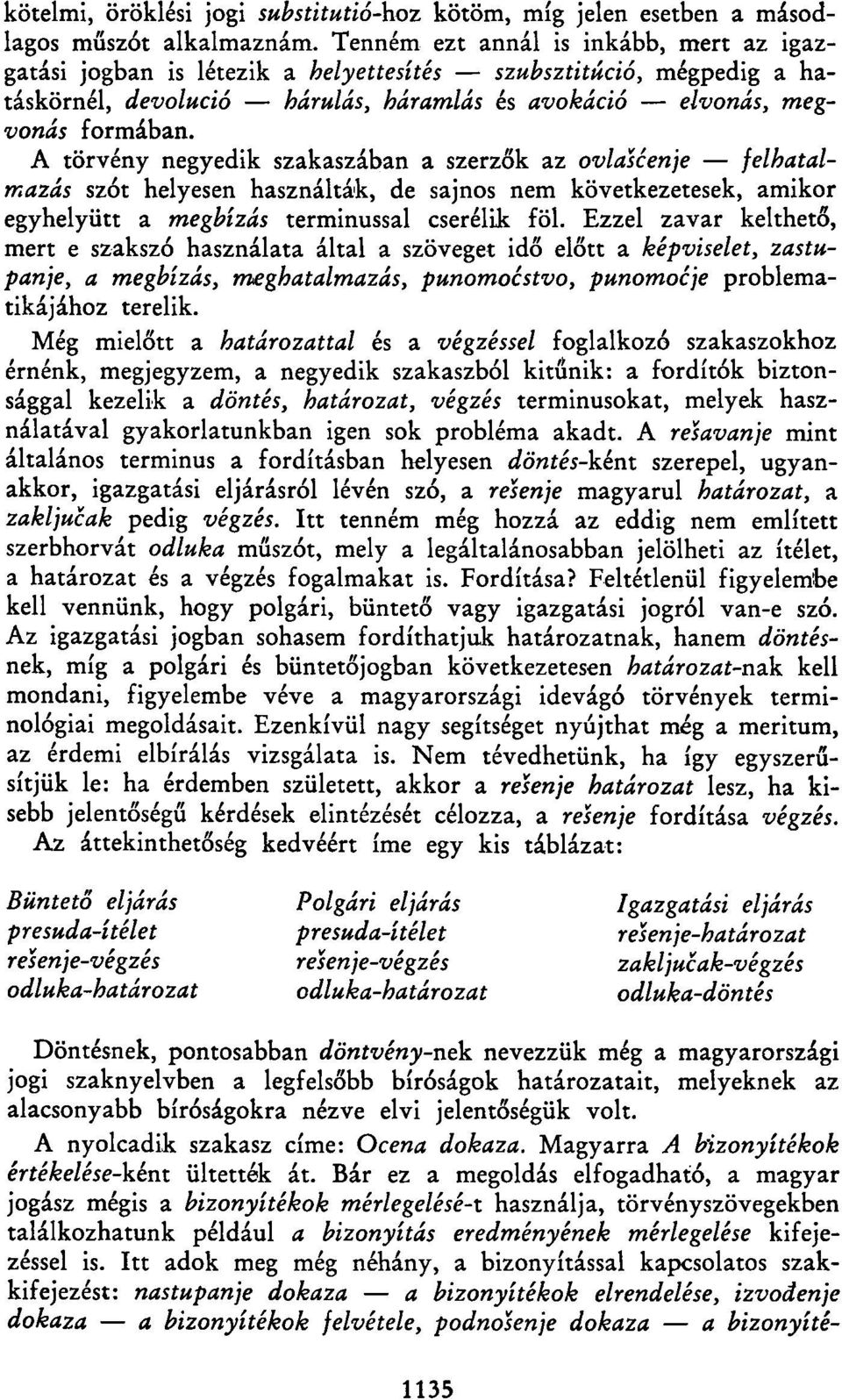 A törvény negyedik szakaszában a szerzők az ovlaštenje felhatalmazás szót helyesen használták, de sajnos nem következetesek, amikor egyhelyütt a megbízás terminussal cserélik föl.