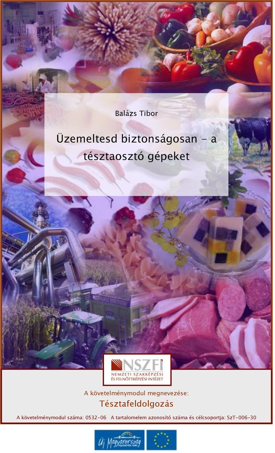 megnevezése: Tésztafeldolgozás A követelménymodul
