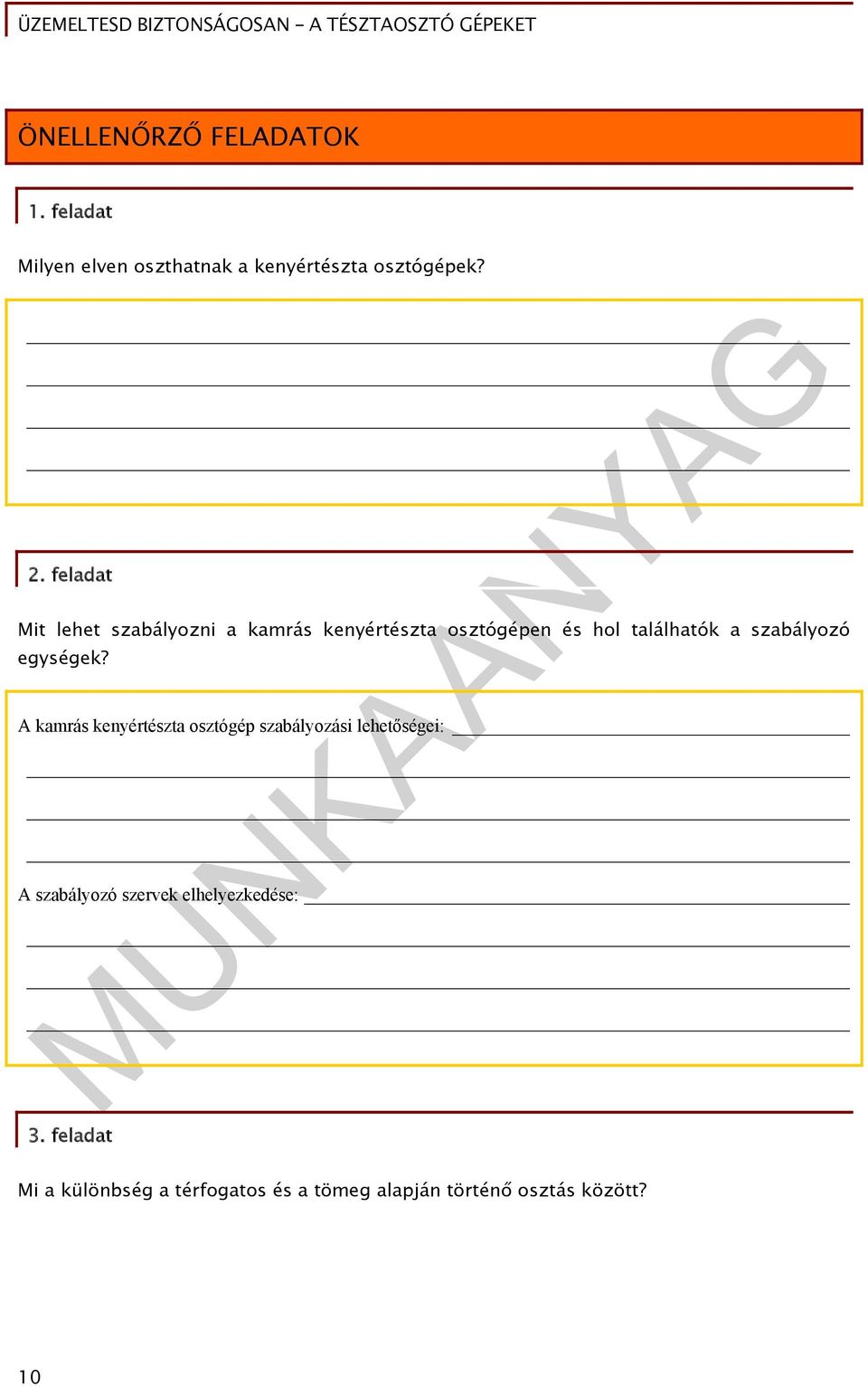 szabályozó egységek?
