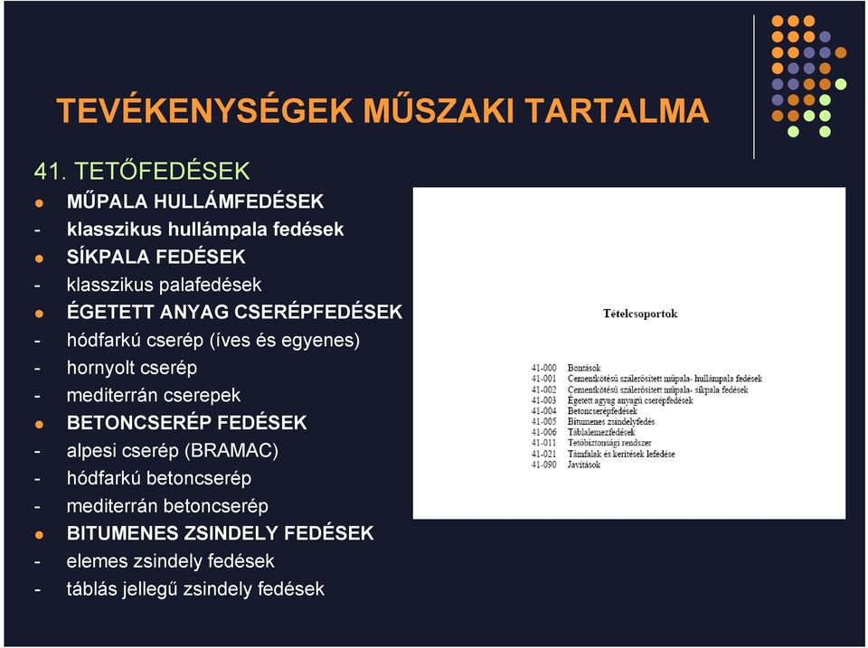 ÉGETETT ANYAG CSERÉPFEDÉSEK - hódfarkú cserép (íves és egyenes) - hornyolt cserép - mediterrán cserepek