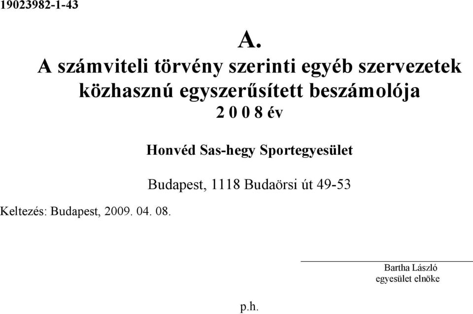közhasznú egyszerűsített