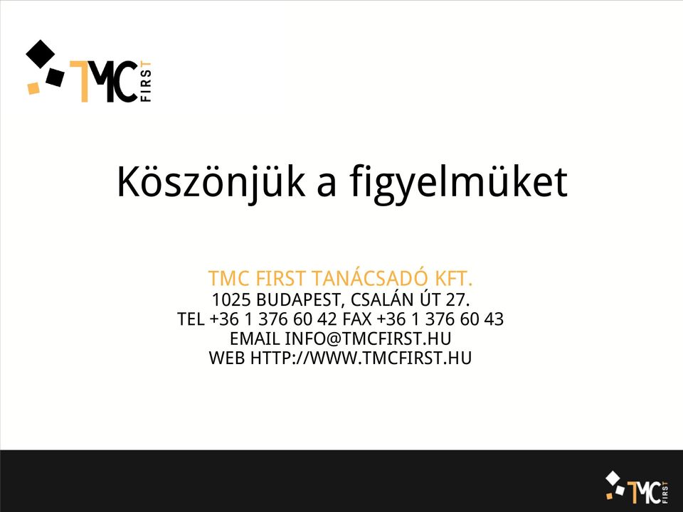 1025 BUDAPEST, CSALÁN ÚT 27.