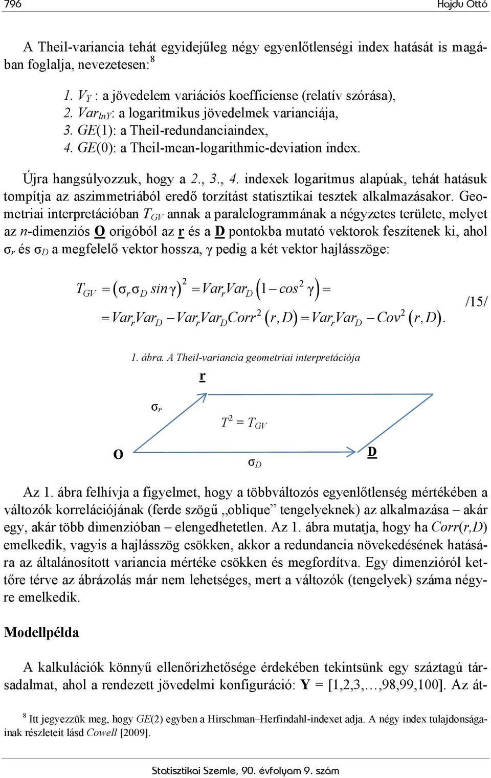 GE(0): a Theil-mean-logarithmic-deviation index. Újra hangsúlyozzuk, hogy a 2., 3., 4.