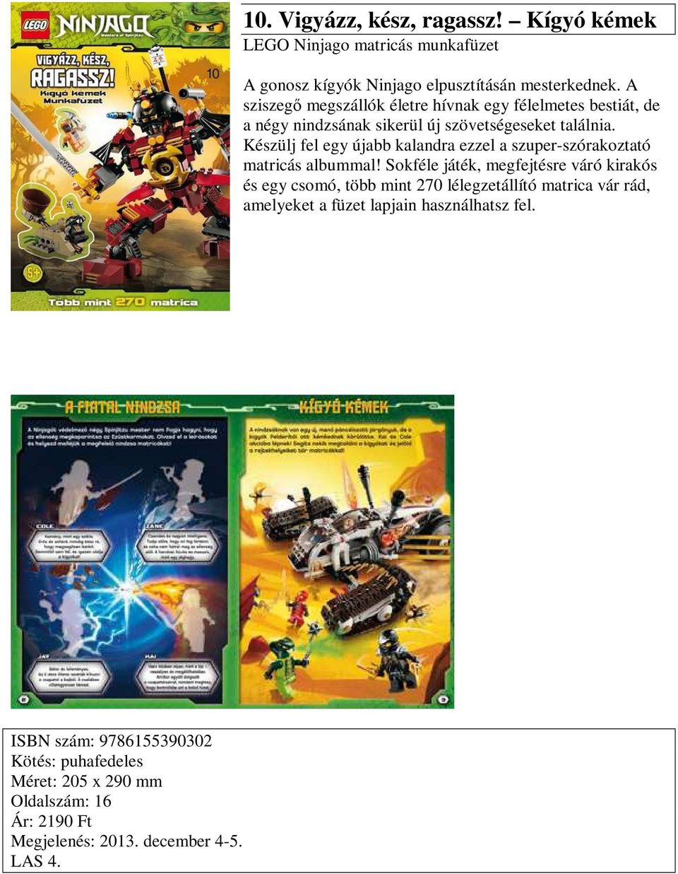 LEGO MAGYAR NYELVŰ KÖNYVEK, MATRICÁK ÉS FOGLALKOZTATÓK - PDF Ingyenes  letöltés