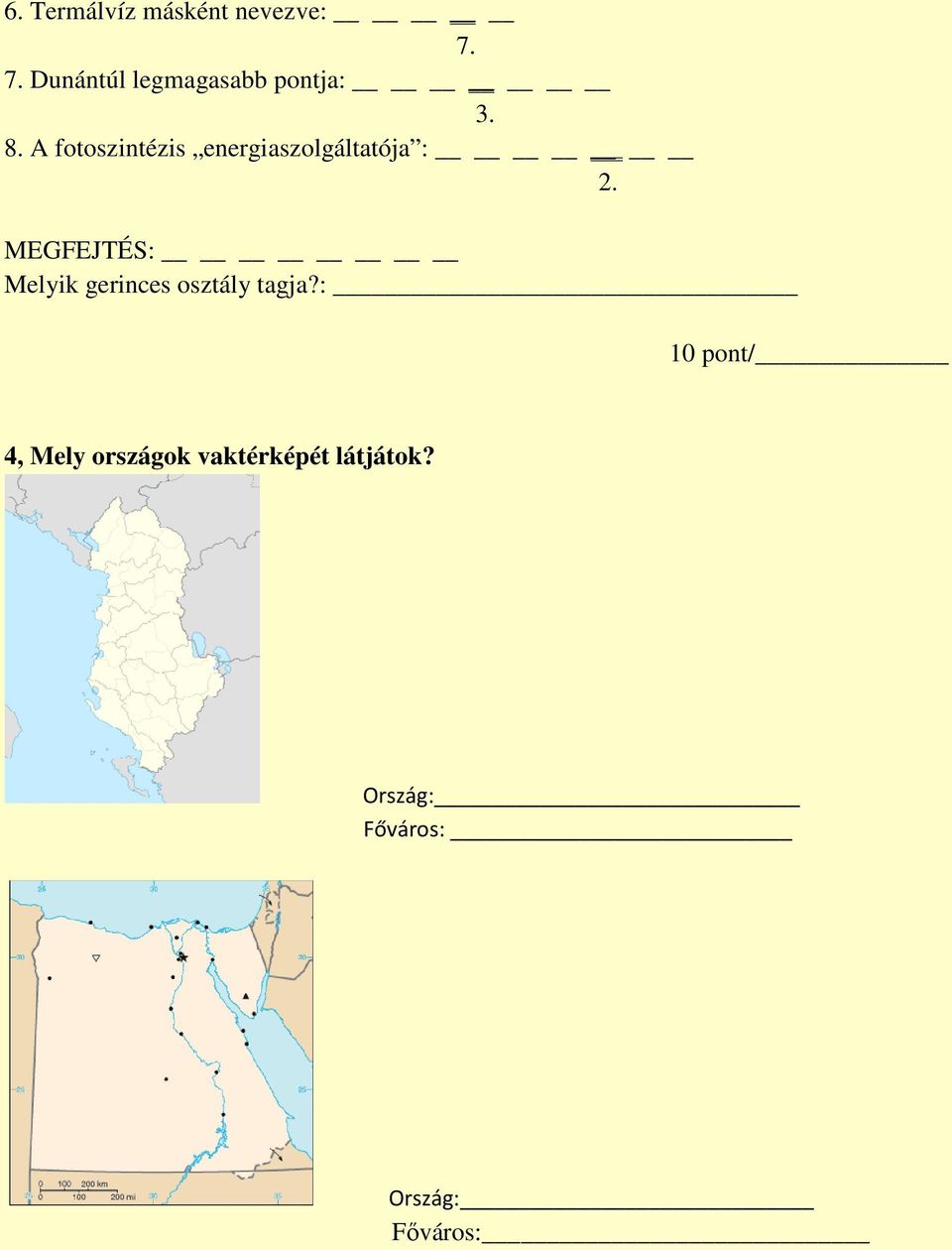 A fotoszintézis energiaszolgáltatója : 2.