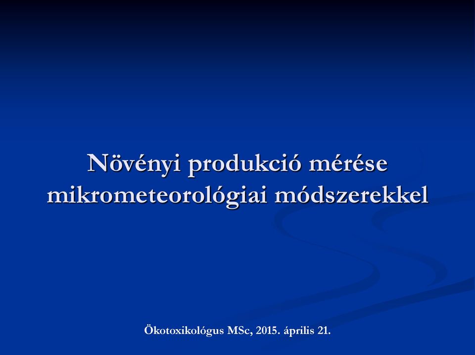 mikrometeorológiai