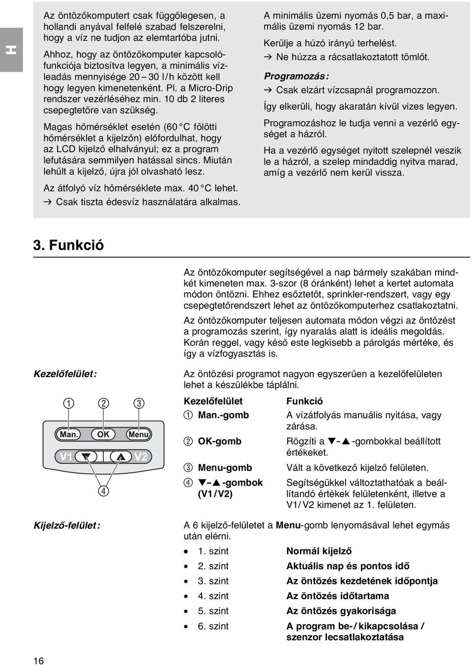 10 db 2 literes csepegtetőre van szükség.
