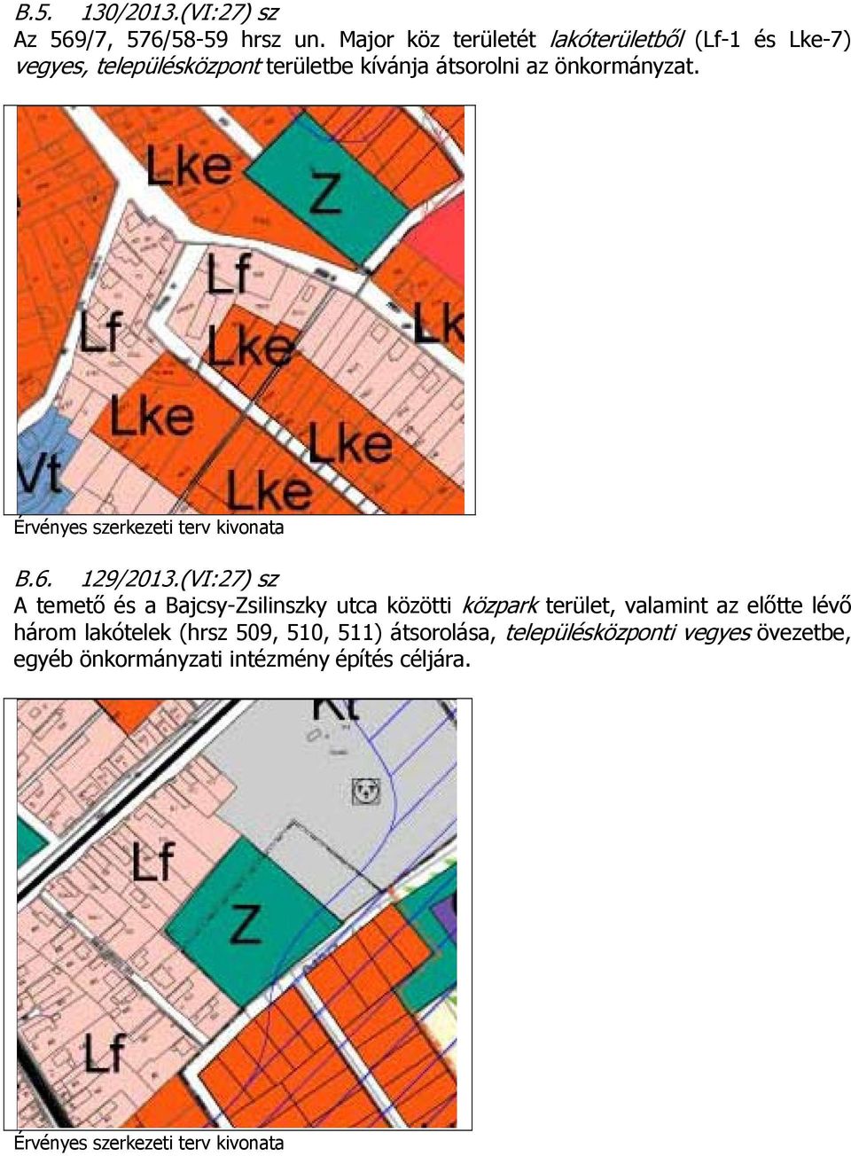 az önkormányzat. B.6. 129/2013.