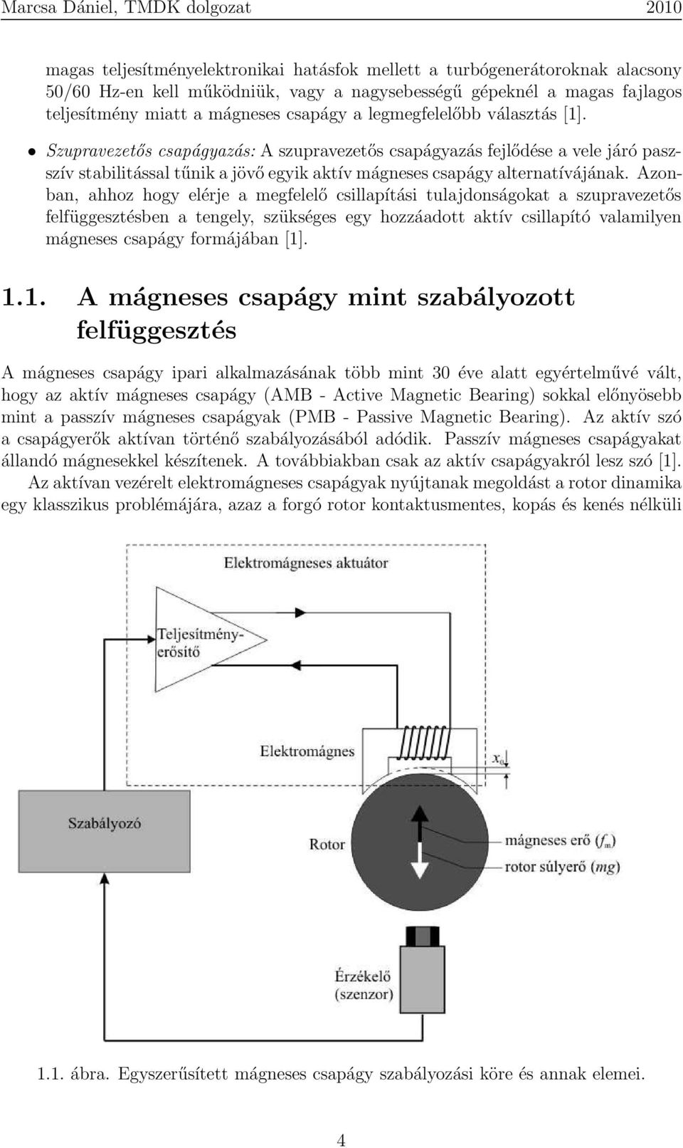 Azonban, ahhoz hogy elérje a megfelelő csillapítási tulajdonságokat a szupravezetős felfüggesztésben a tengely, szükséges egy hozzáadott aktív csillapító valamilyen mágneses csapágy formájában [1]. 1.