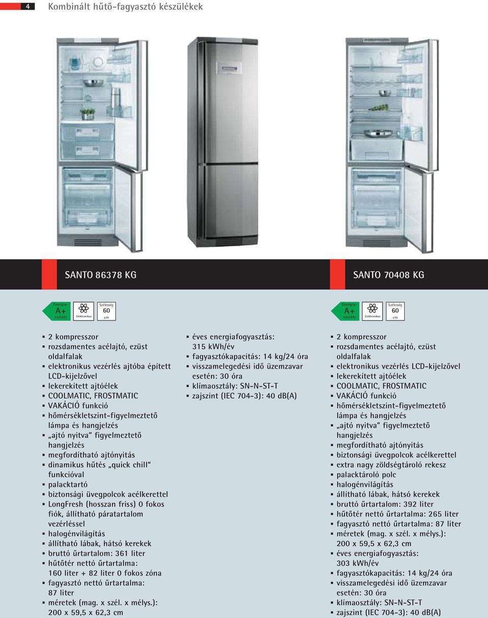 Kombinált hűtő-fagyasztó készülékek PDF Free Download