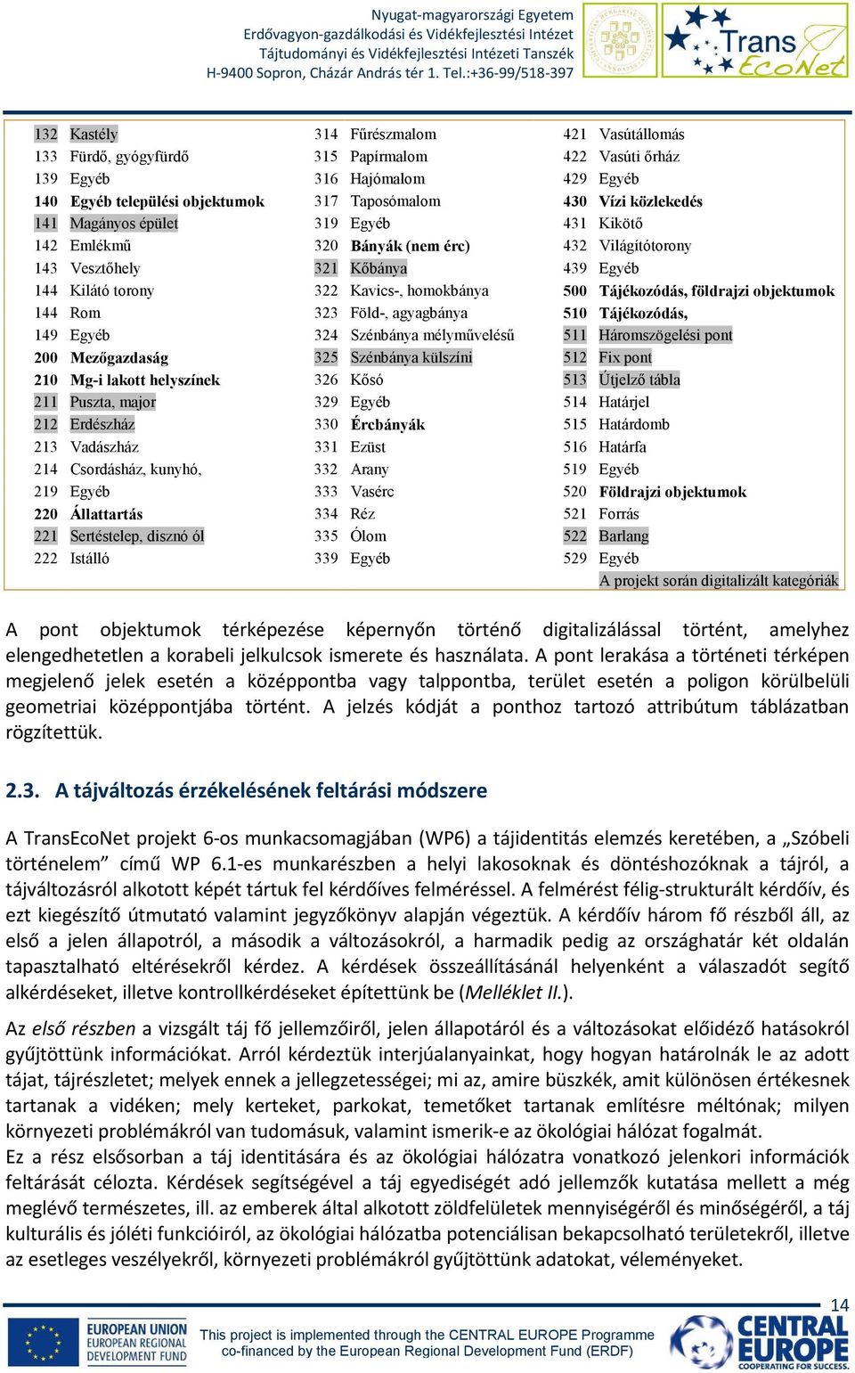 , homokbánya 500 Tájékozódás, földrajzi objektumok 144 Rom 323 Föld.