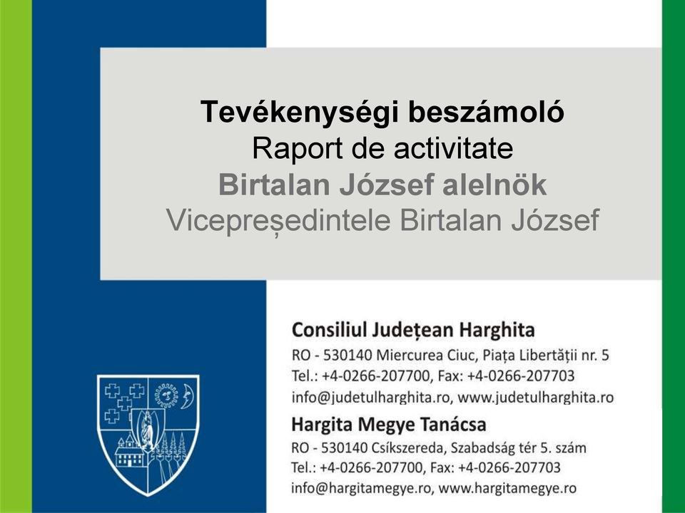 Birtalan József alelnök