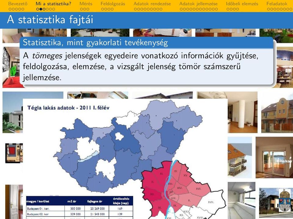 egyedeire vonatkozó információk gyűjtése,