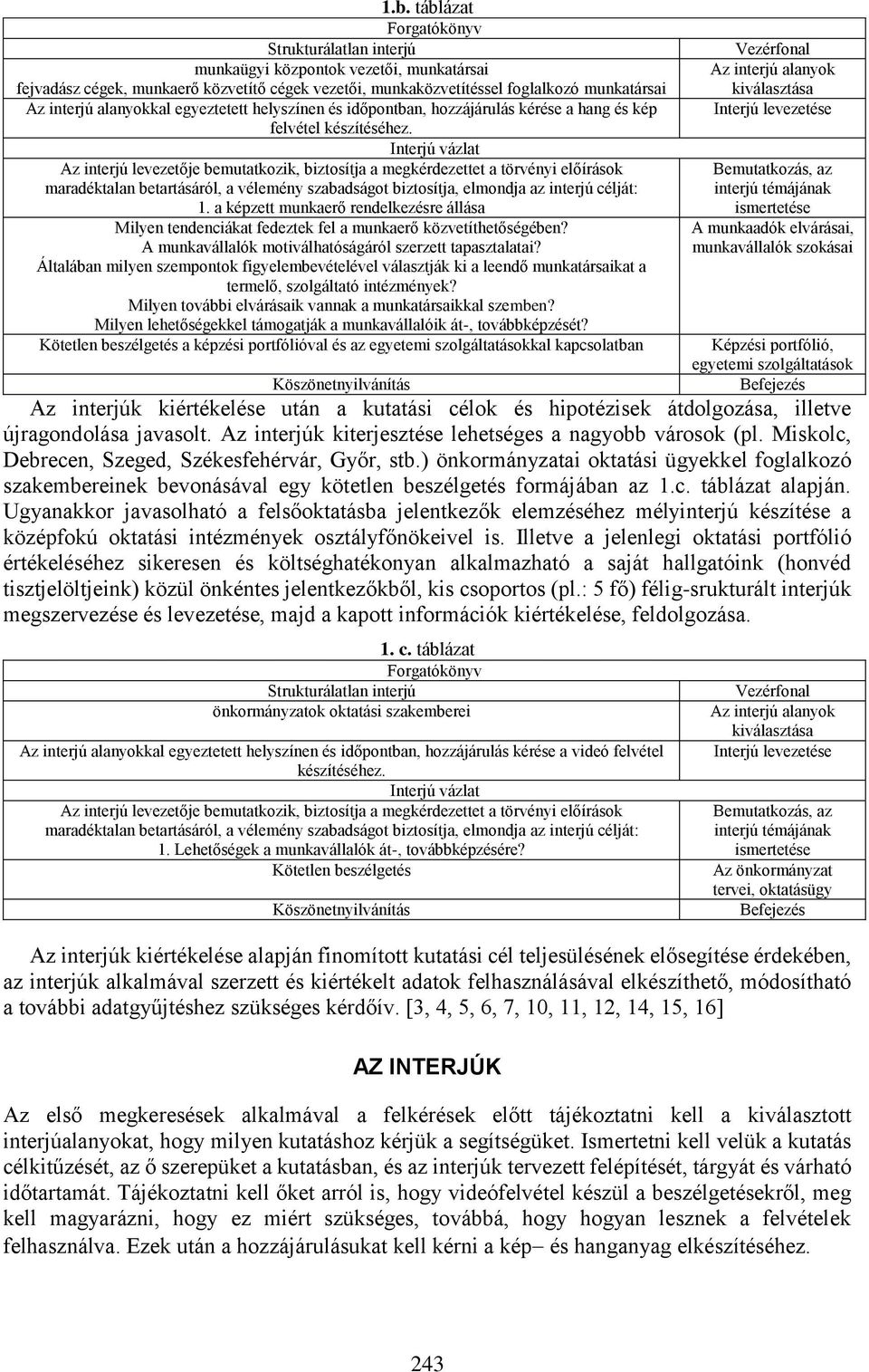 Interjú vázlat Az interjú levezetője bemutatkozik, biztosítja a megkérdezettet a törvényi előírások maradéktalan betartásáról, a vélemény szabadságot biztosítja, elmondja az interjú célját: 1.