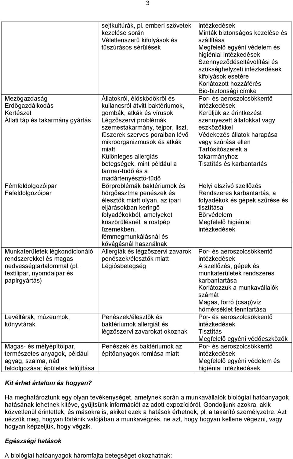 és hogyan? sejtkultúrák, pl.